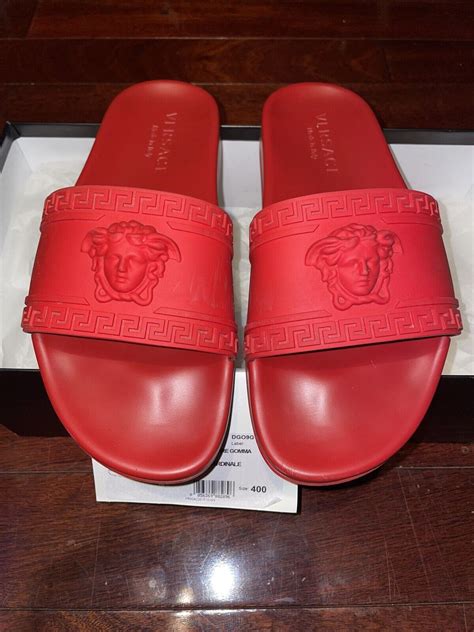 versace pool slides red|Versace swimming pool slides.